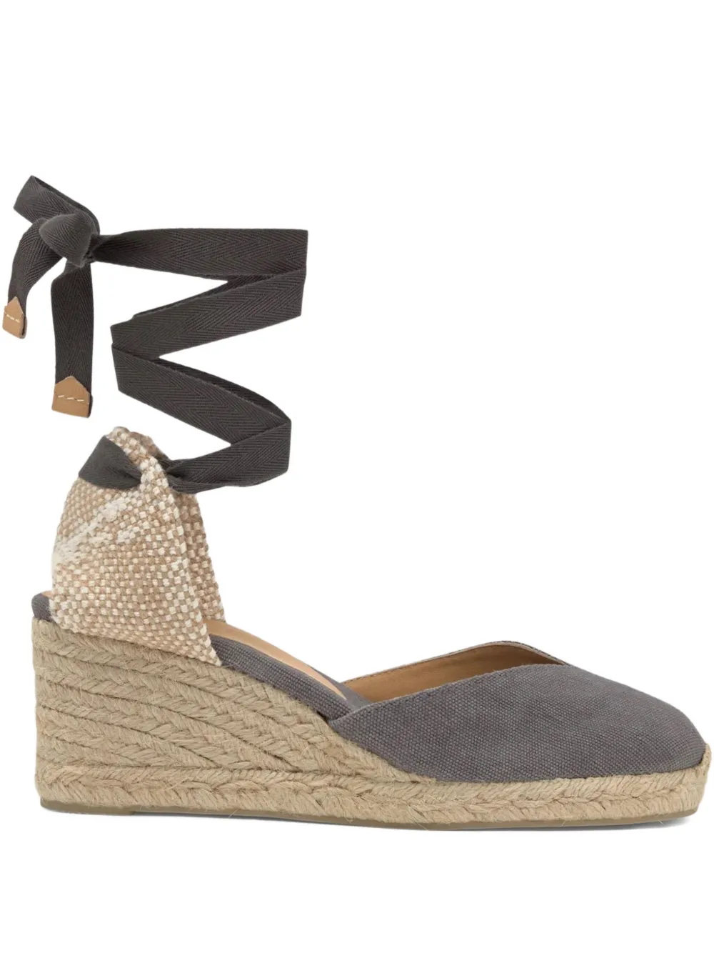 Castañer 70mm cotton espadrilles Grey