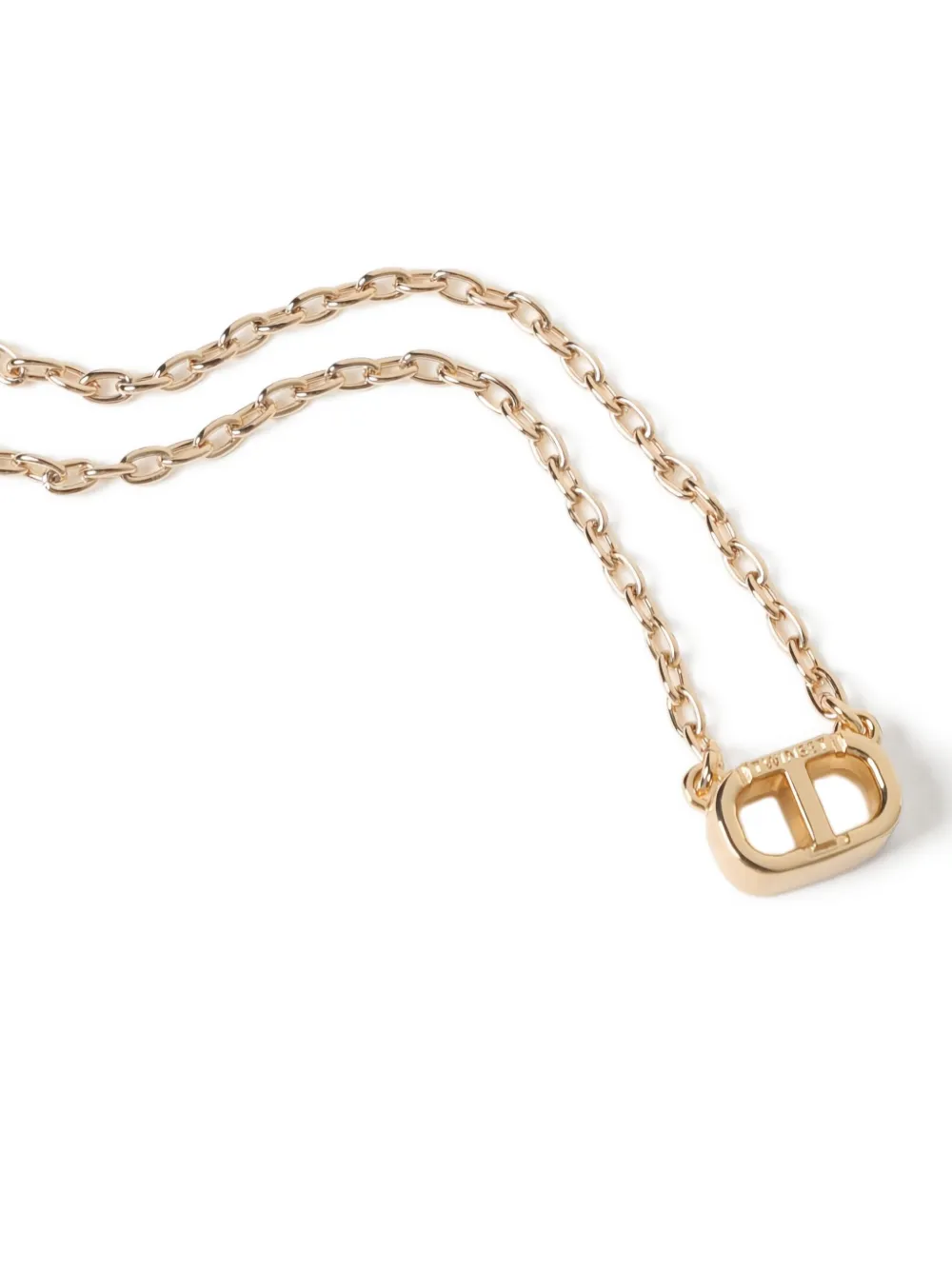 TWINSET Halsketting met logoplakkaat - Goud