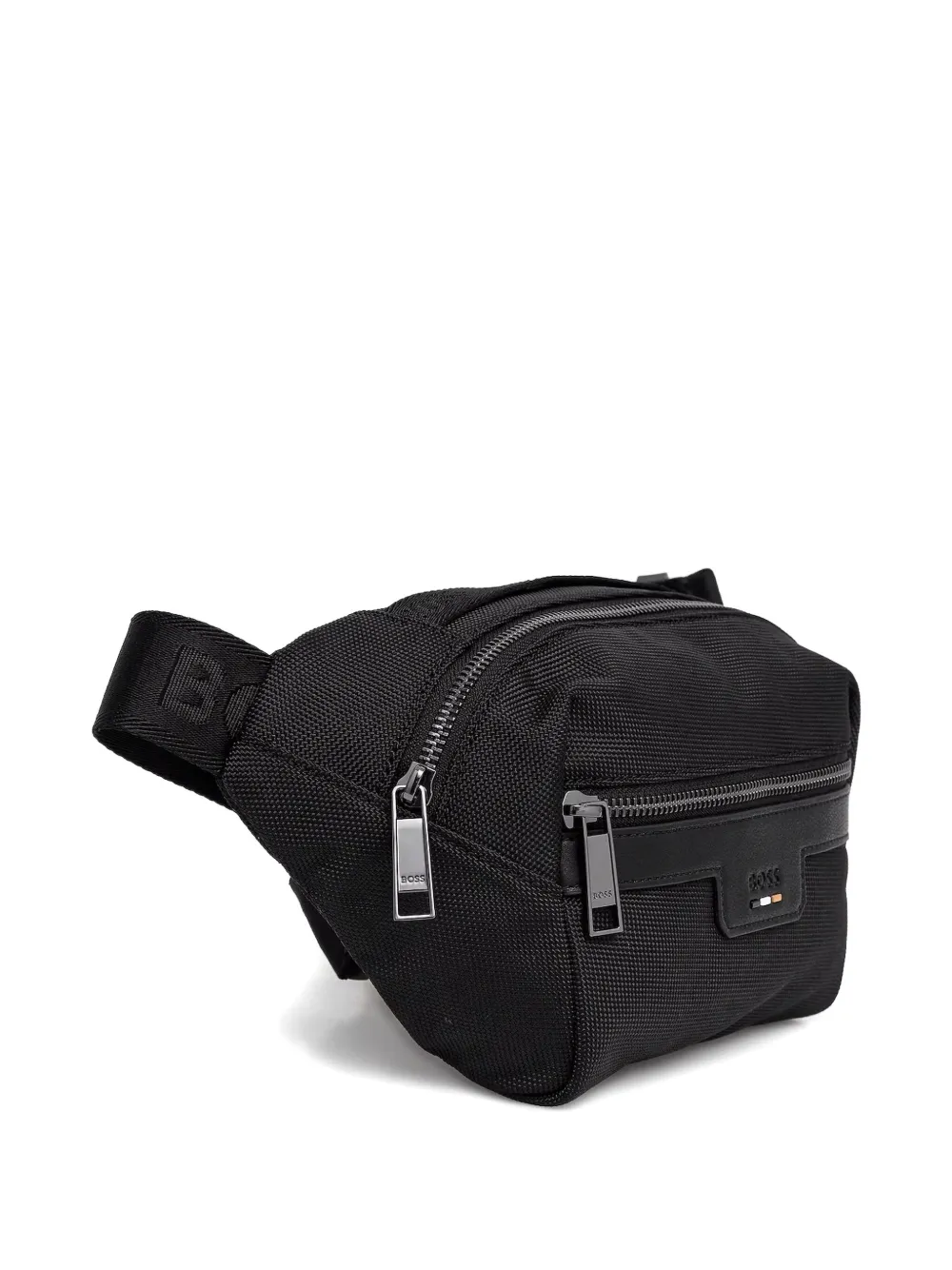 BOSS zippered belt bag - Zwart