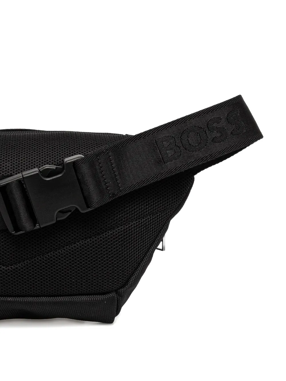 BOSS Nylon heuptas met rits Zwart