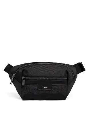 Dolce & Gabbana embossed-logo Belt Bag | Black | FARFETCH