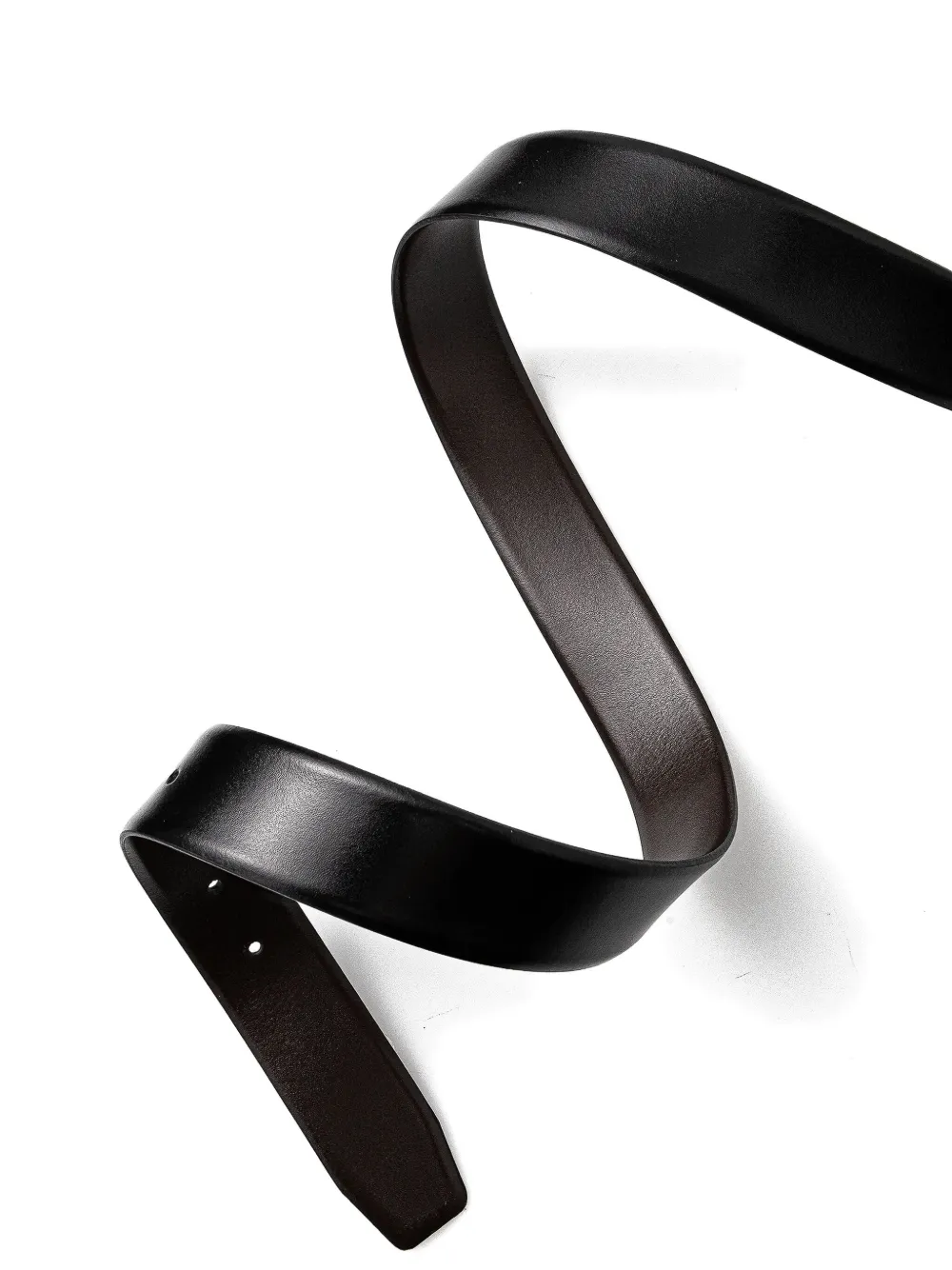 BOSS reversible leather belt - Zwart