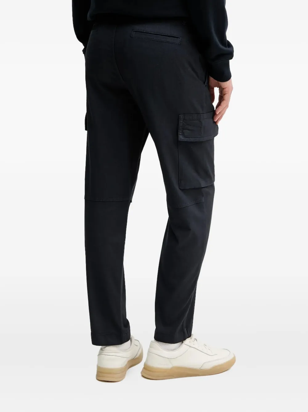 BOSS Broek met cargo zak - Blauw