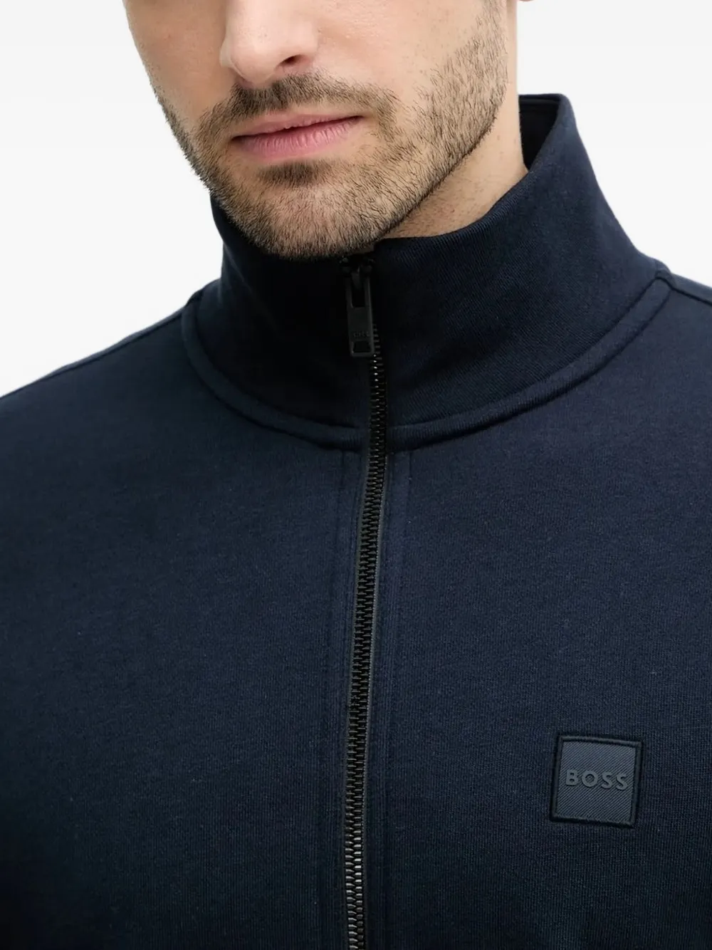 BOSS logo-appliqué zip-up sweatshirt | Sweatshirts | Image 2