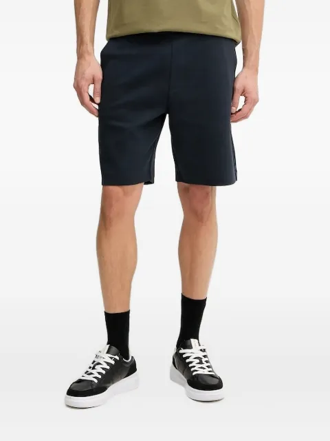 BOSS logo-plaque drawstring shorts