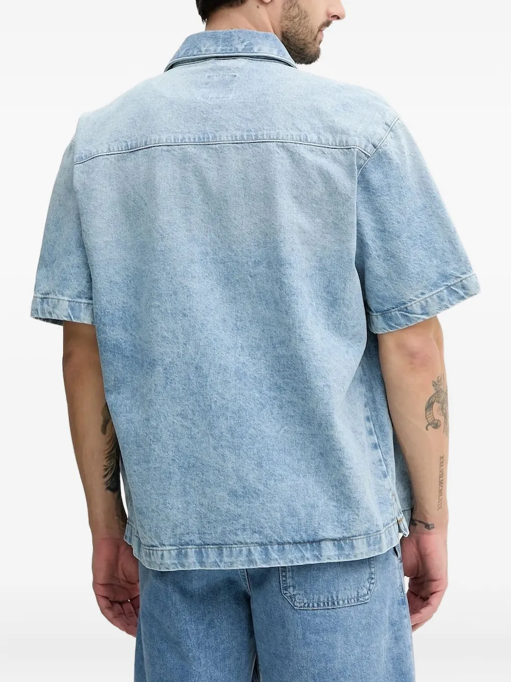 BOSS Overhemd met knopen - Blauw