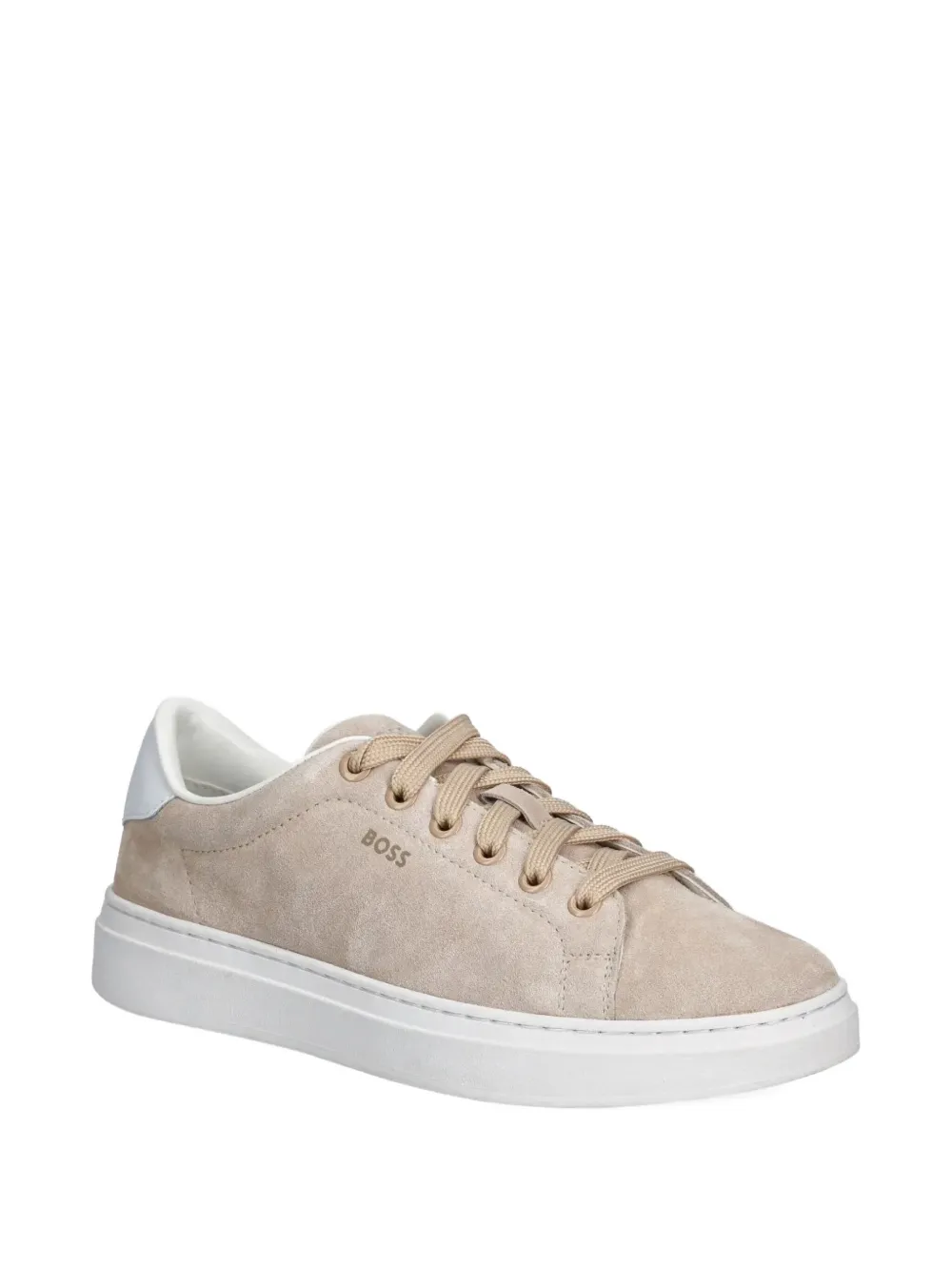 BOSS suede sneakers - Beige