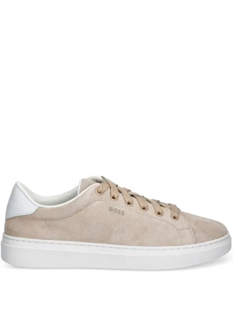 BOSS suede sneakers