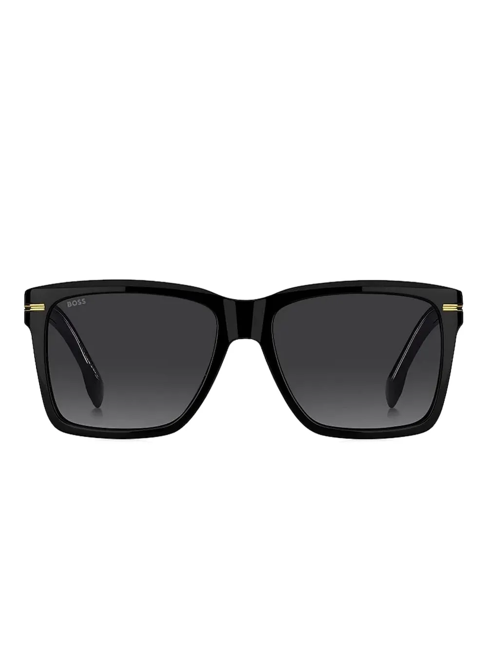BOSS rectangle sunglasses Zwart