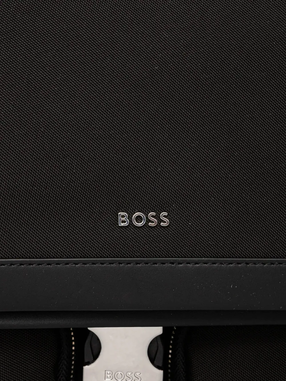 BOSS Canvas rugzak Zwart