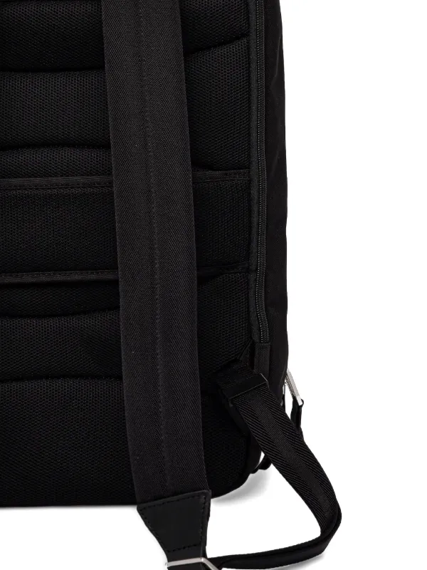 BOSS Canvas Backpack | Black | FARFETCH BH