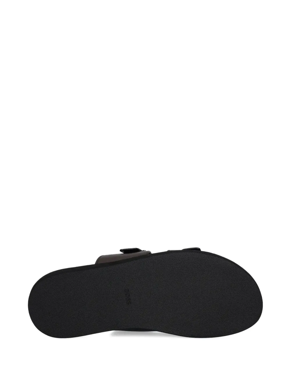 BOSS buckled sandals Brown