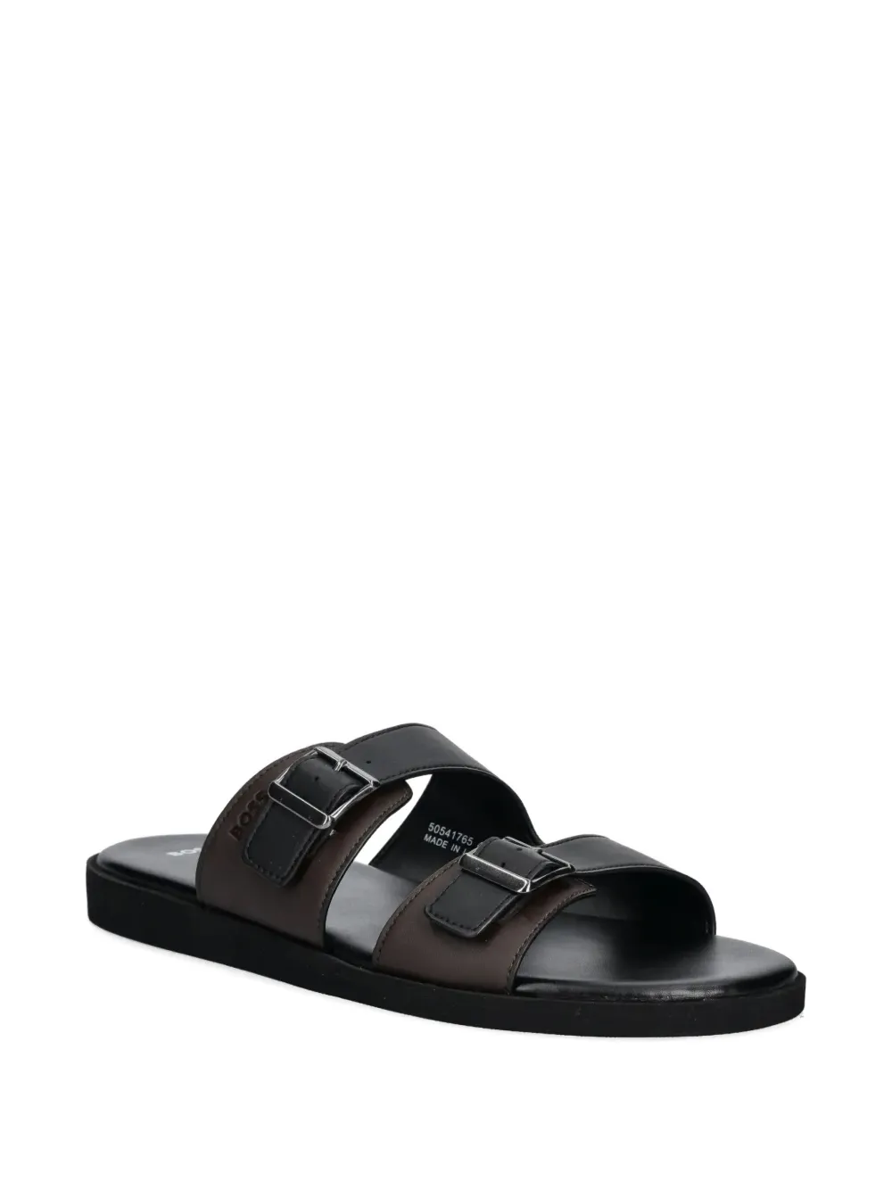 BOSS buckled sandals - Bruin