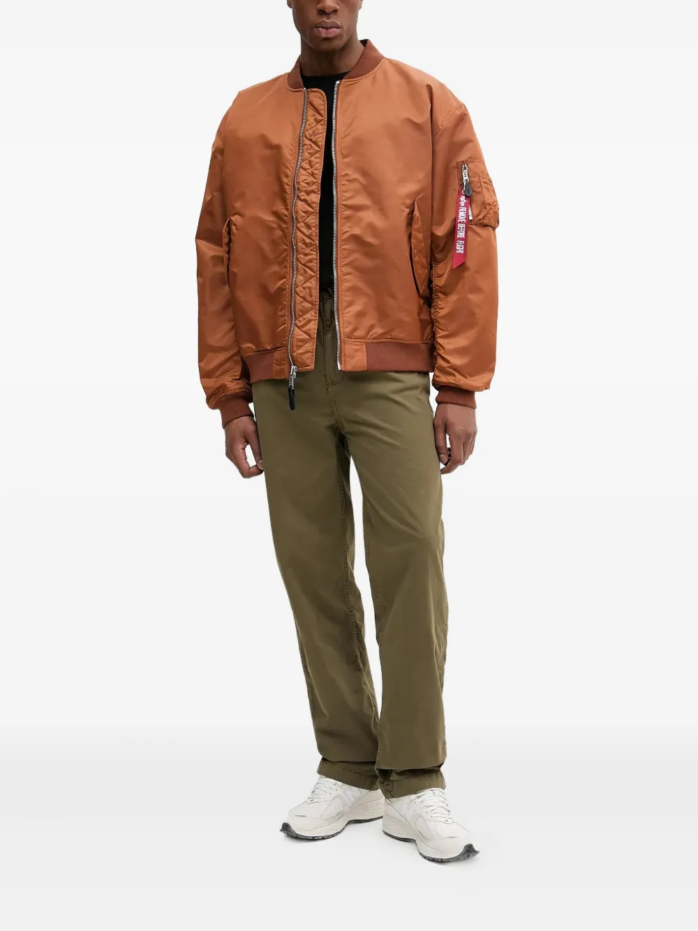 Alpha Industries zip-up bomber jacket | Bomber Jackets | Image 2