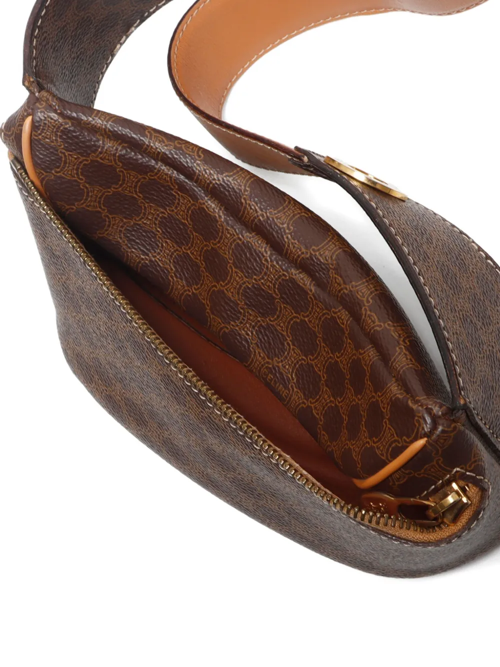 Pre-owned Celine 1990-2010 Macadam Beltbag In Brown