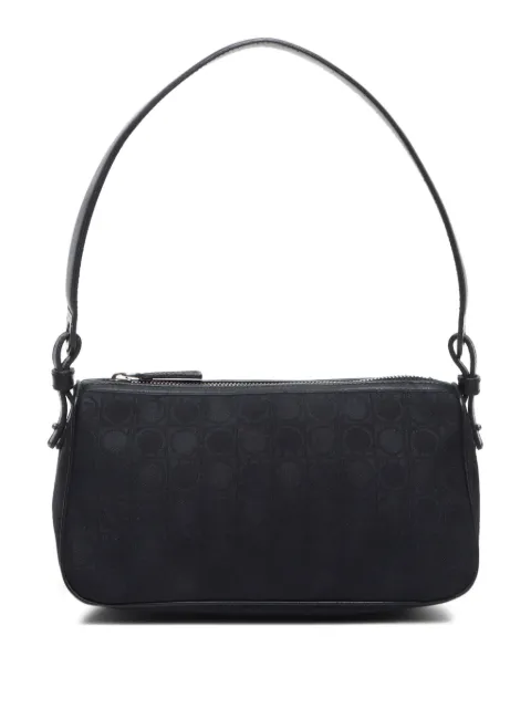 Ferragamo Pre-Owned 2010-2020s Ganchini Pattern Canvas shoulder bag