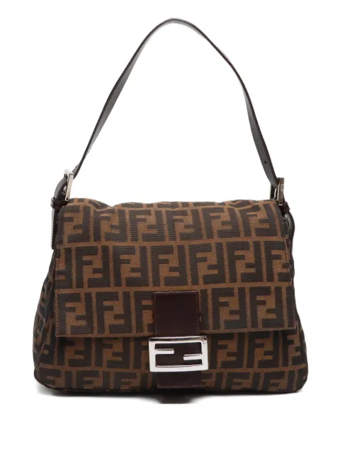 Fendi Pre-Owned sac porté épaule Mamma Baguette à motif Zucca (2000-2015)