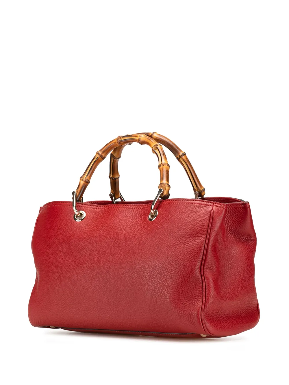 Gucci Pre-Owned شنطة 'بامبو شوبر' متوسطة جلد العجل بحمالة كتف 2000-2015 | كلاسيكيات | Image 2