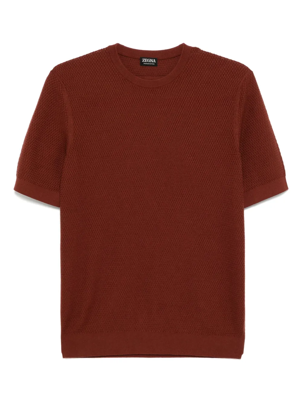 Zegna playera de algodón | marrón | Image 1