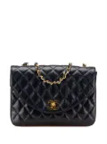 CHANEL Pre-Owned 1986-1988 CC Quilted Lambskin Round Flap crossbody bag - Blue