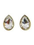 Jennifer Gibson Jewellery 1980s Sphinx crystal earrings - Gold