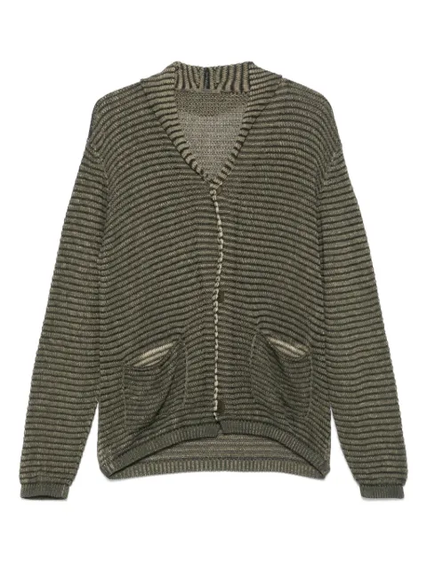 Transit V-neck textured cardigan