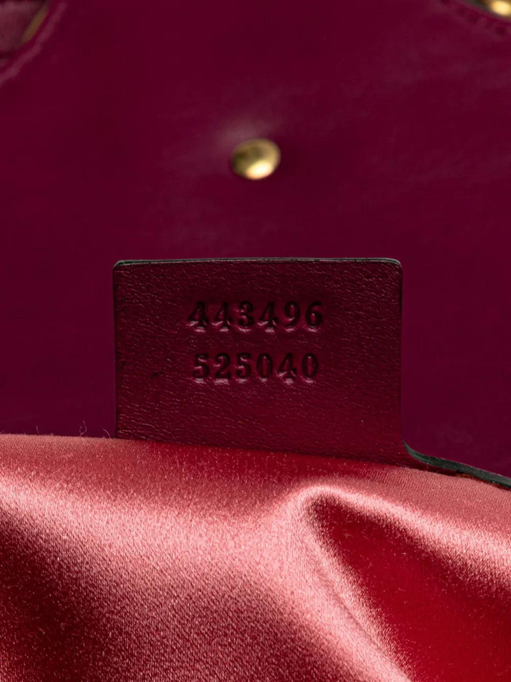 Gucci Pre-Owned Borsa a tracolla GG Marmont media in velluto matelassé ricamato con battente Loved 2016-2024 | Image 6