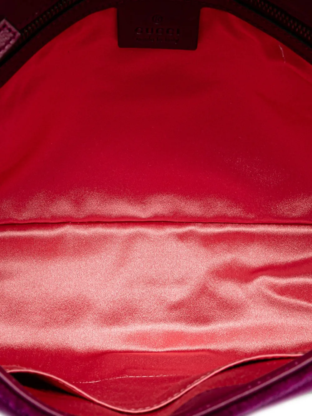 Gucci Pre-Owned Borsa a tracolla GG Marmont media in velluto matelassé ricamato con battente Loved 2016-2024 | Pre-owned | Image 4