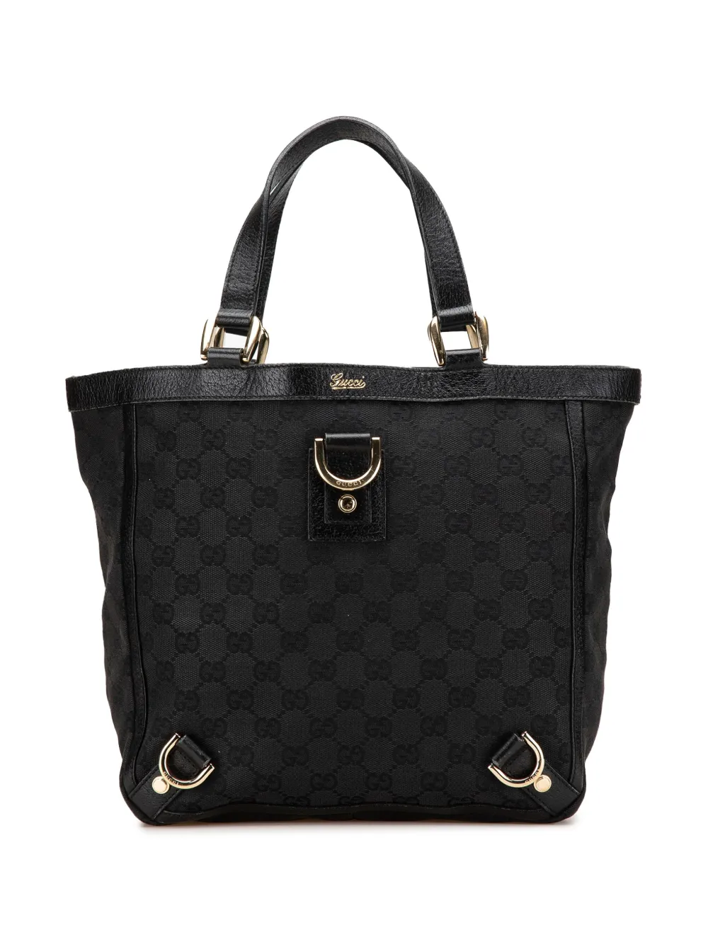 GUCCI グッチ GGキャンバス トートバッグ ブラック アビーライン