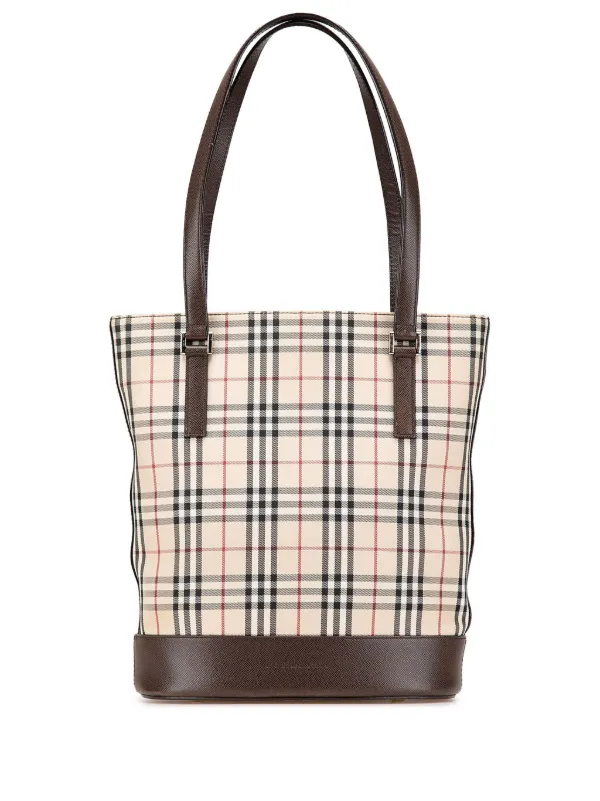 Burberry Pre-Owned 2000-2017 ハウスチェック キャンバス トート 