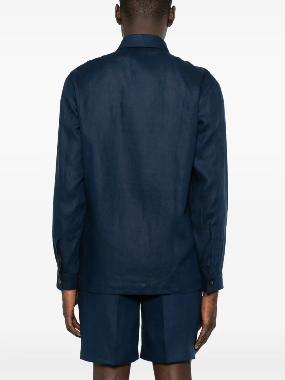 michael coal Jordan shirtjack Blauw