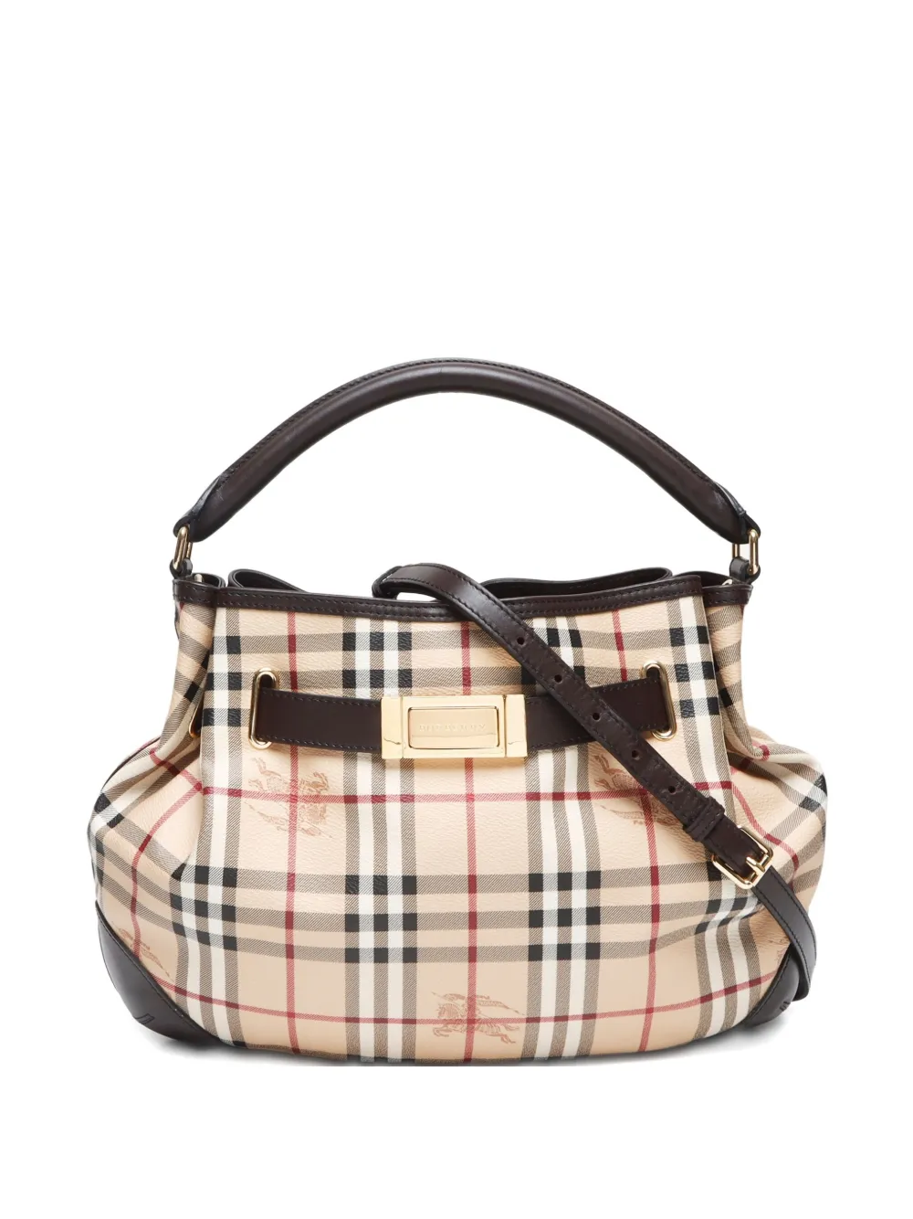 Burberry Pre-Owned 2000-2020s Nova Check 2way bag | Neutrals | Image 1