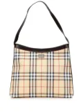 Burberry Pre-Owned 2000-2017 House Check Canvas shoulder bag - Brown