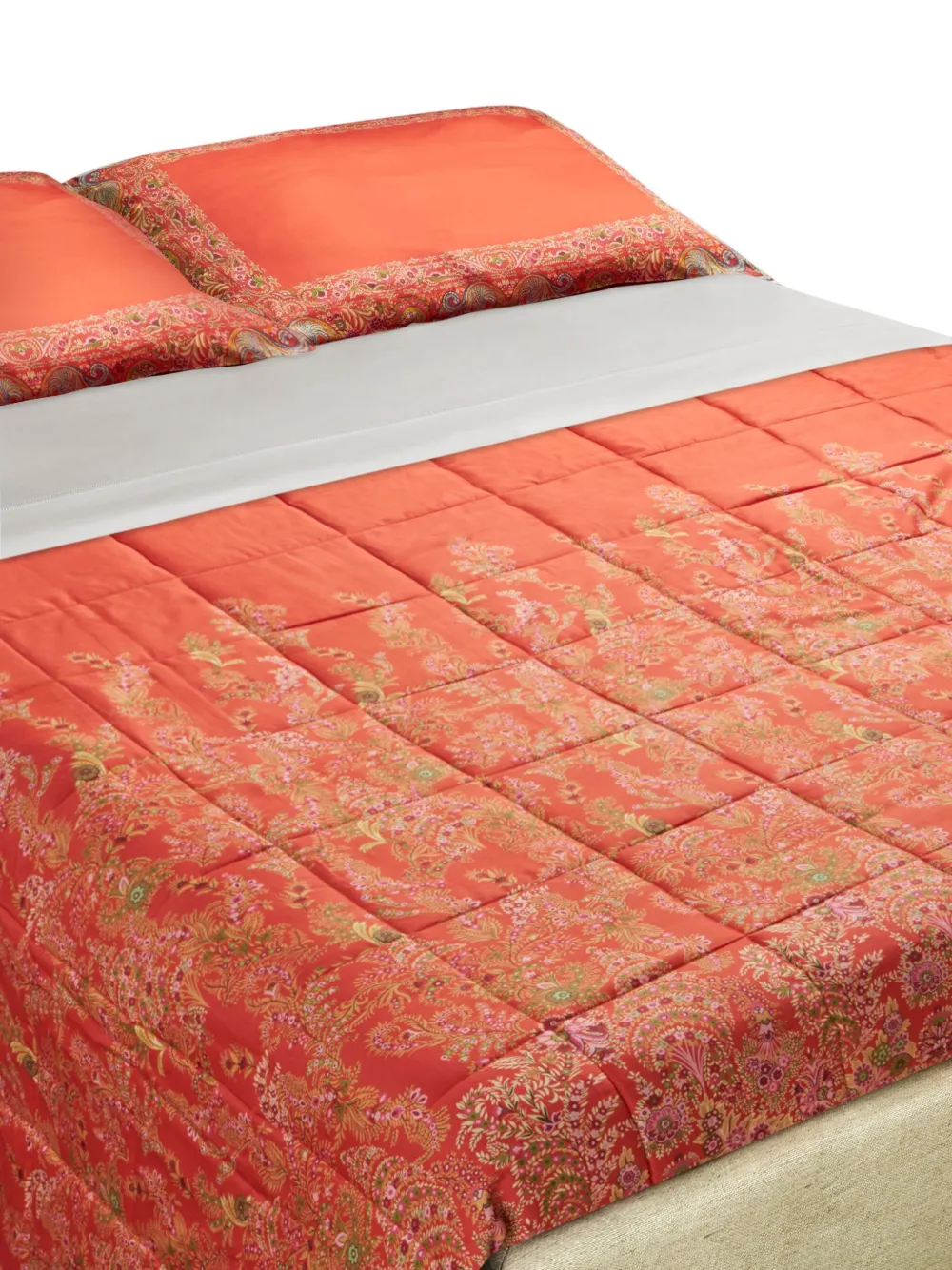 Etro Home Paisley-print Quilt - Orange 