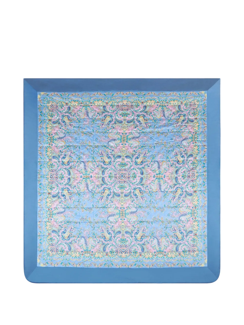 Etro Home Paisley-print Quilt In Blue