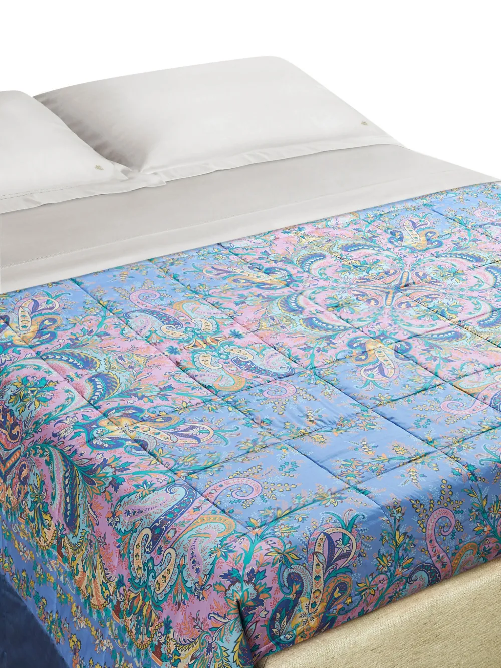  Etro Home Paisley-print Quilt - Blue 