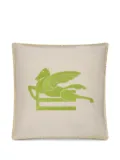 ETRO HOME logo-embroidered cushion - Neutrals