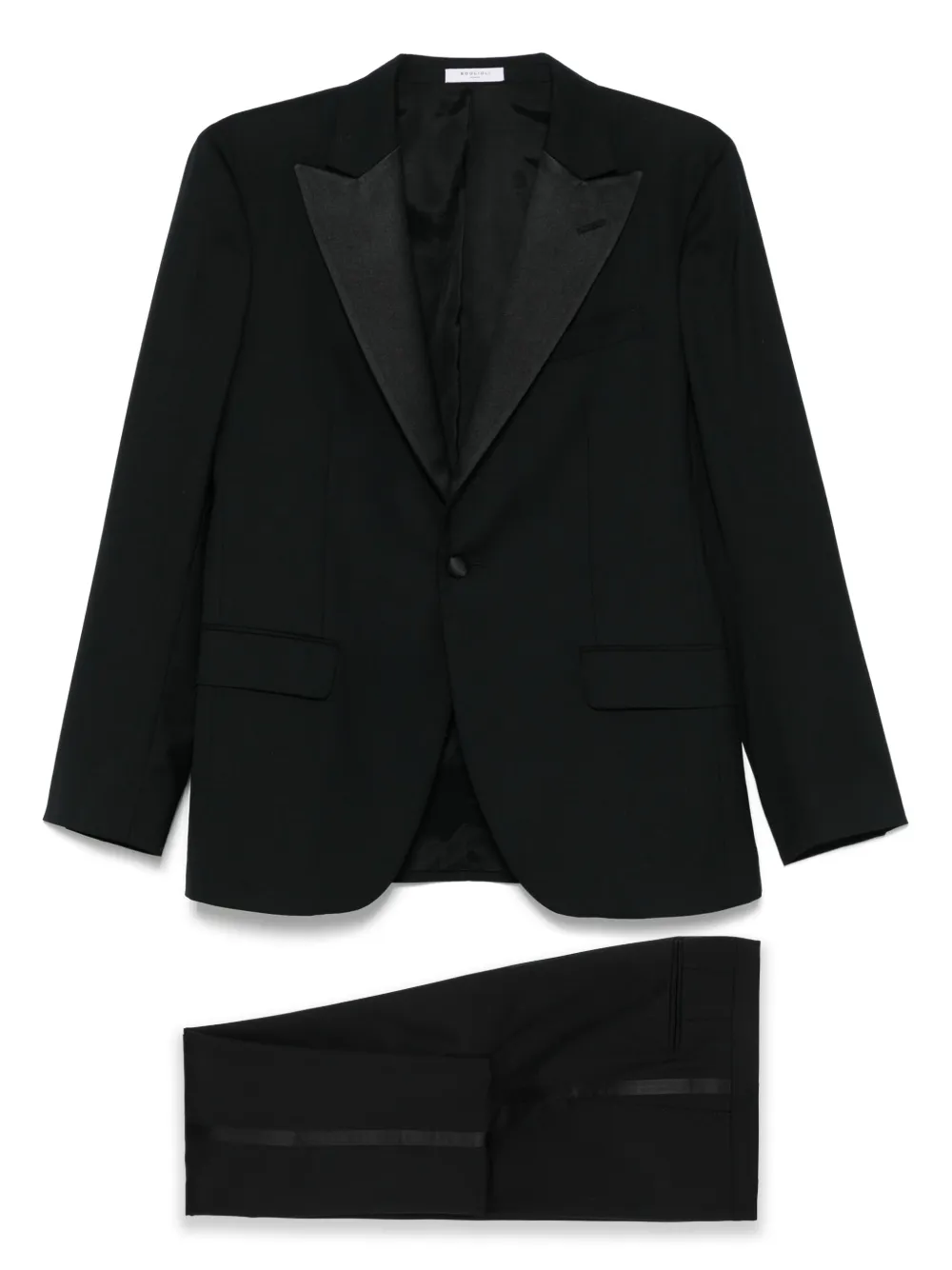 Boglioli traje con botones | negro | Image 1