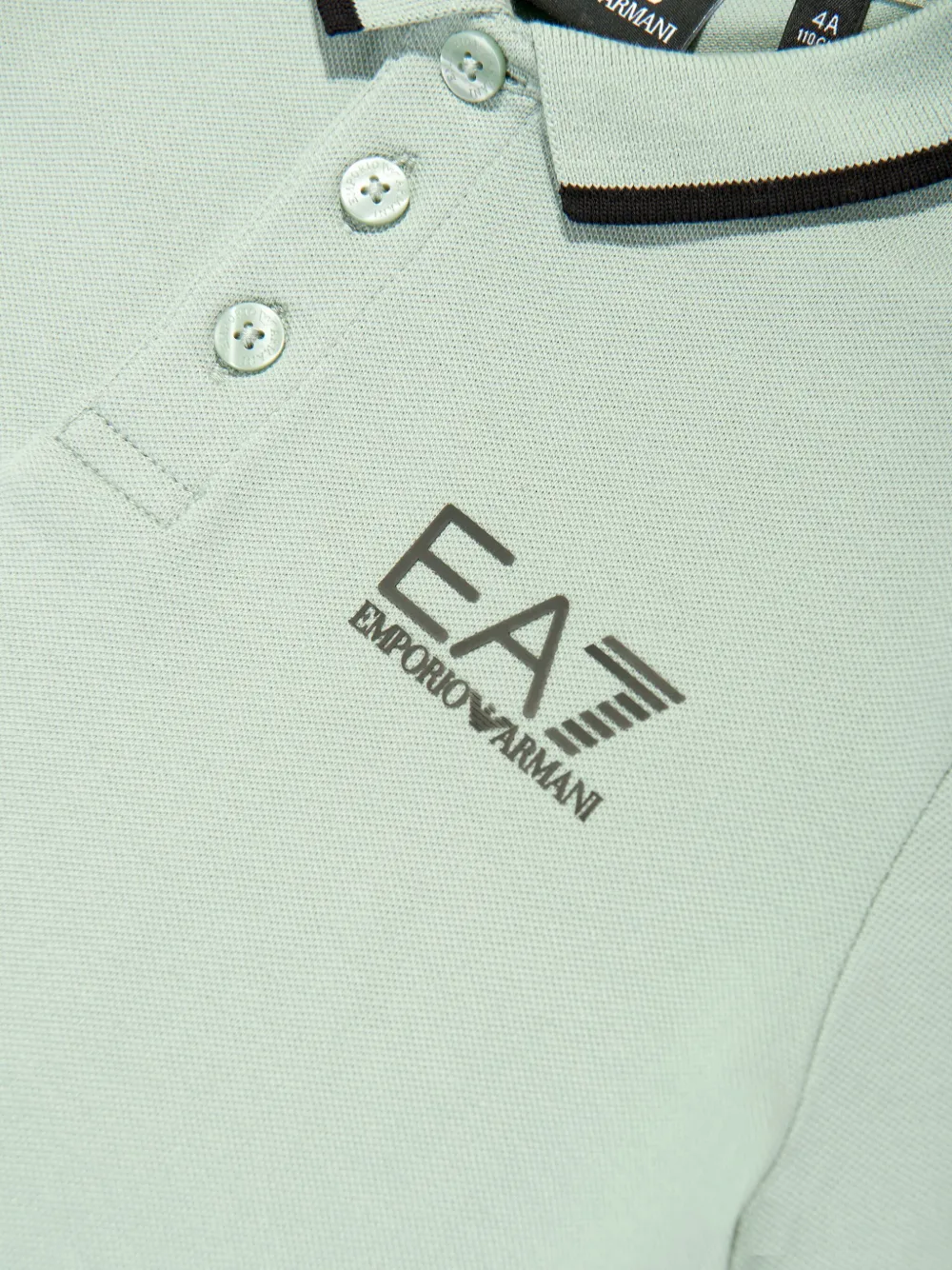Emporio Armani Kids Poloshirt met logo Groen