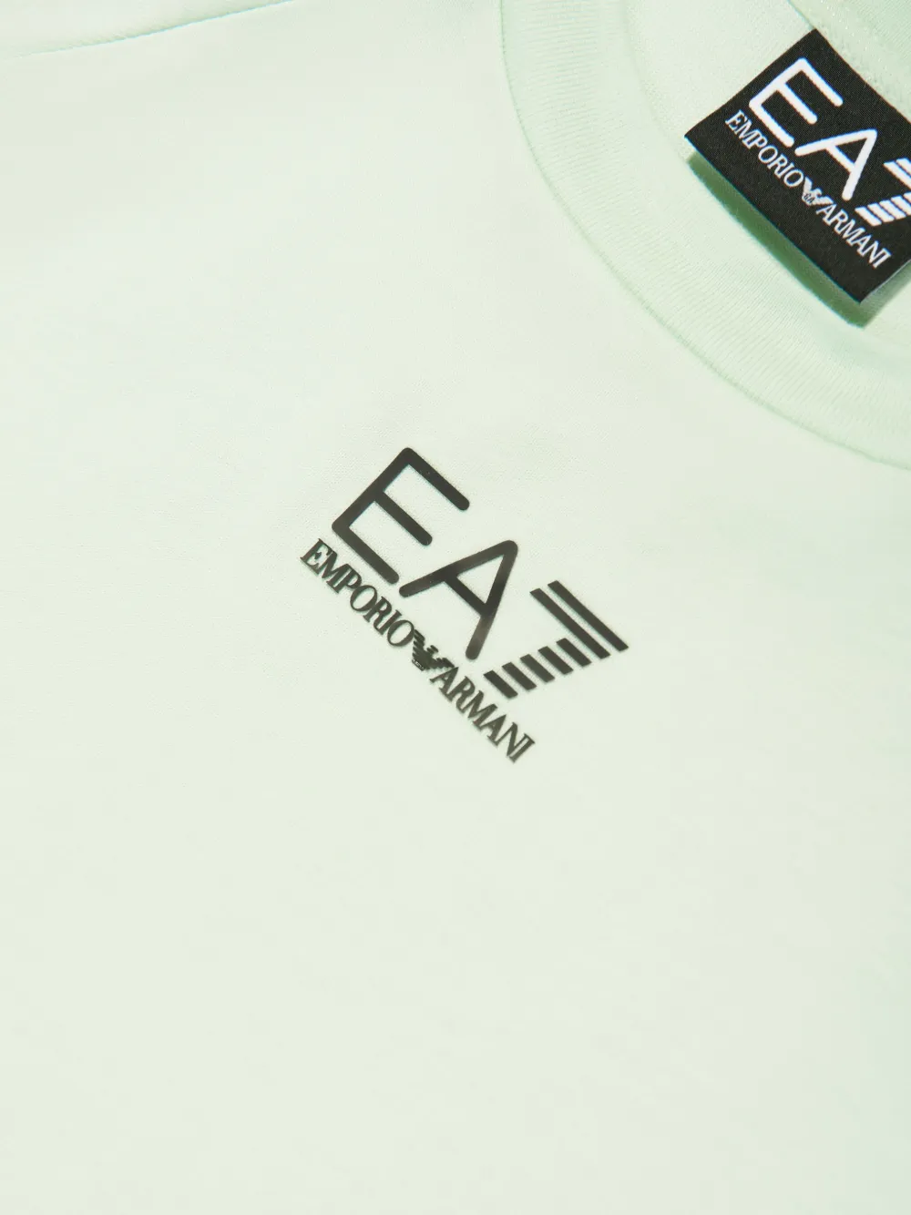 Emporio Armani Kids T-shirt met logo Groen