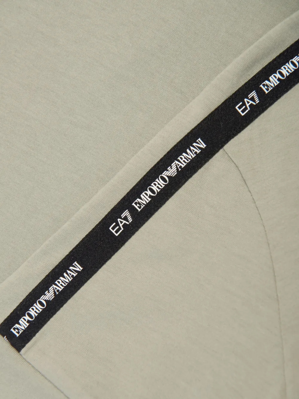 Emporio Armani Kids T-shirt met logo Beige