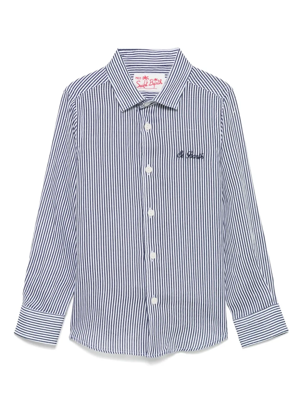 MC2 Saint Barth Kids Agnes shirt Blauw
