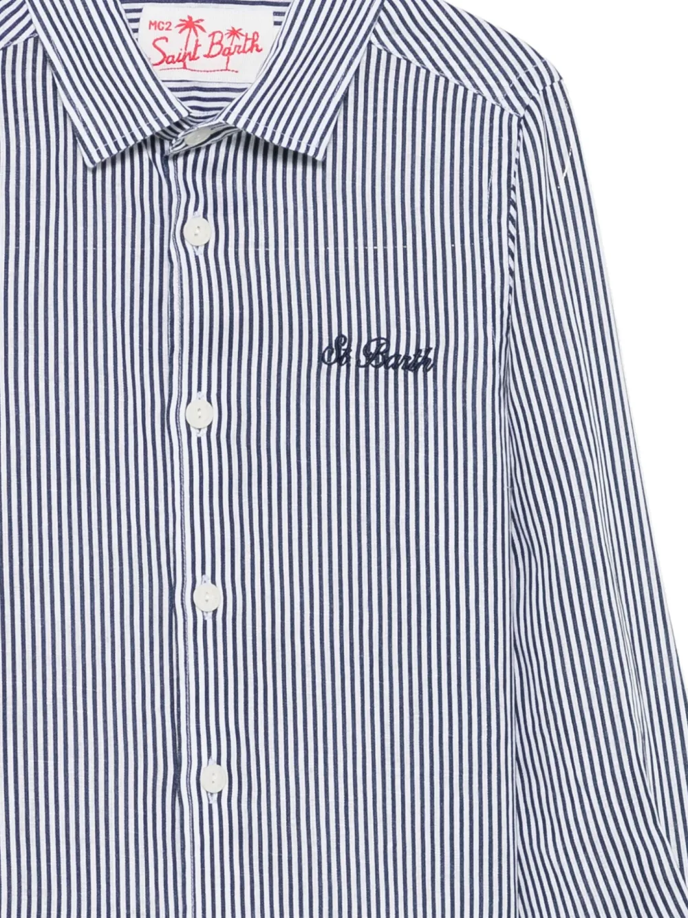 MC2 Saint Barth Kids Agnes shirt Blauw