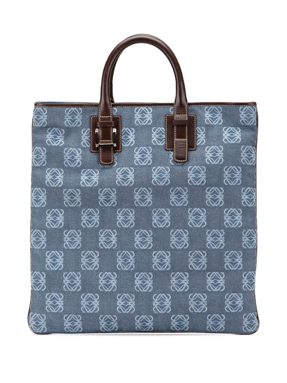 Loewe Pre-Owned 2003 Anagram Denim tote bag | Blue | Image 1