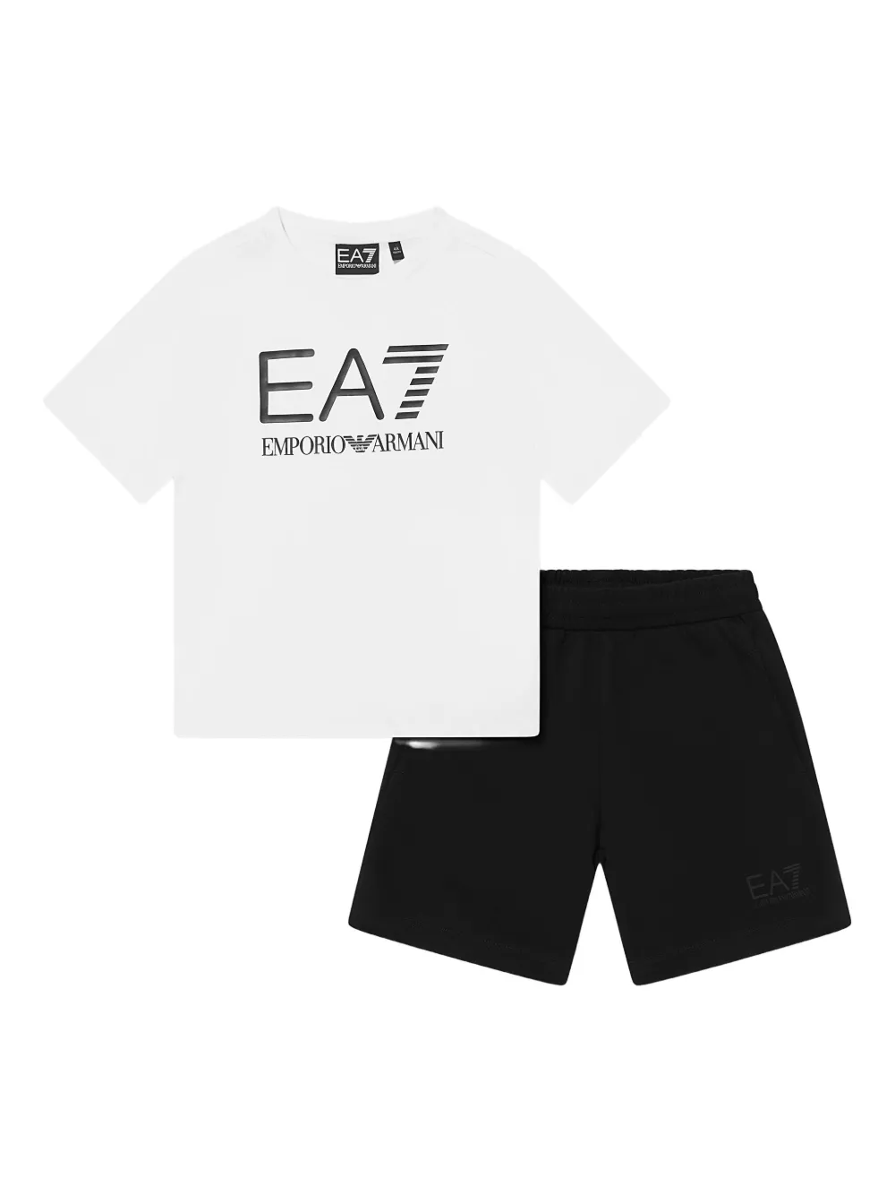 Emporio Armani Kids Trainingspak met logoprint Zwart