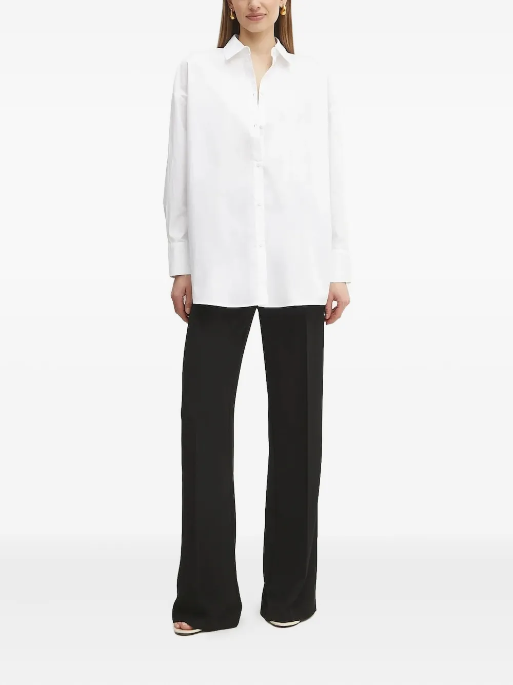 Armani Exchange button-up shirt | White | Image 1