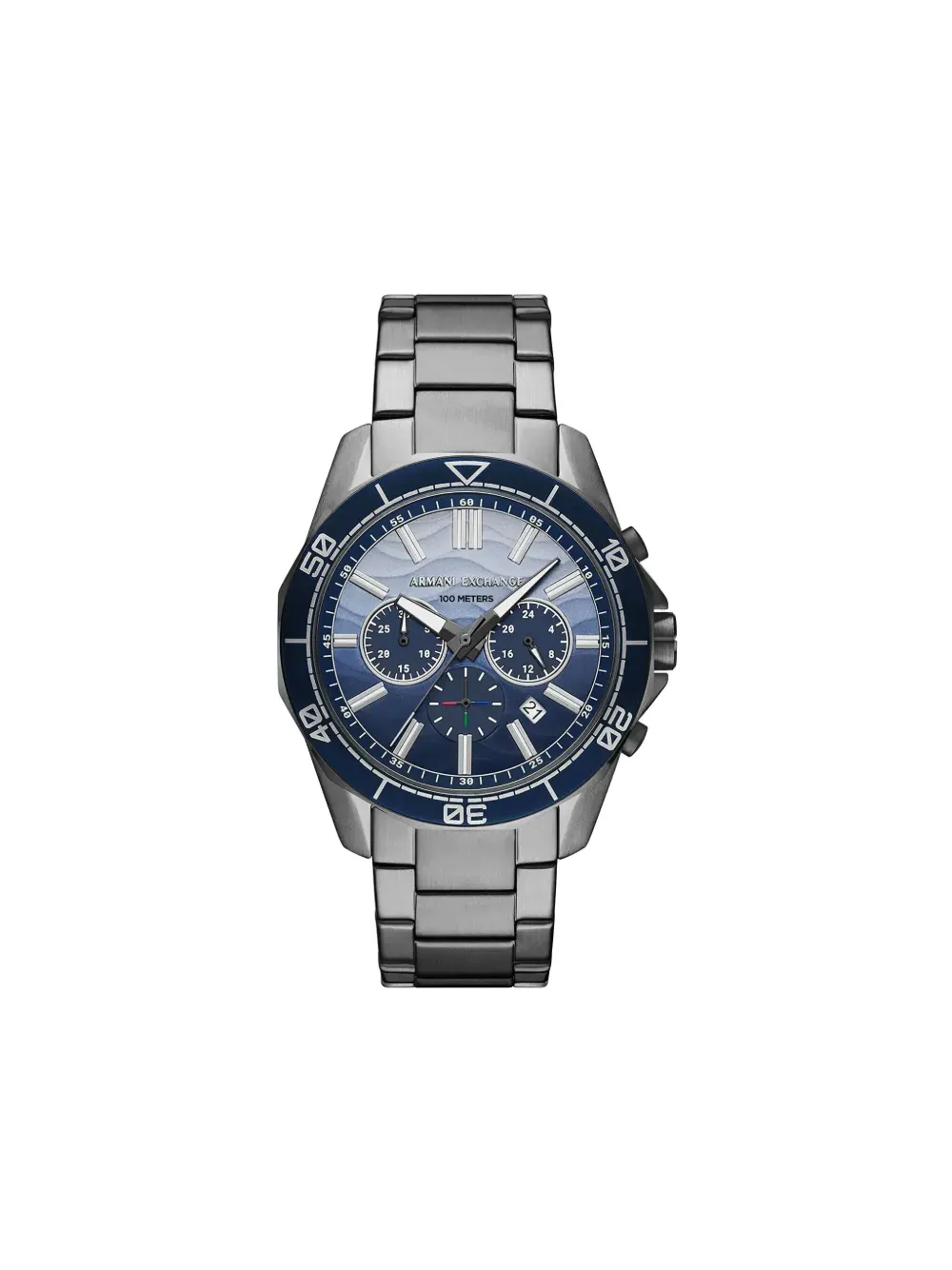 Armani Exchange round face 44mm | bleu | Image 1