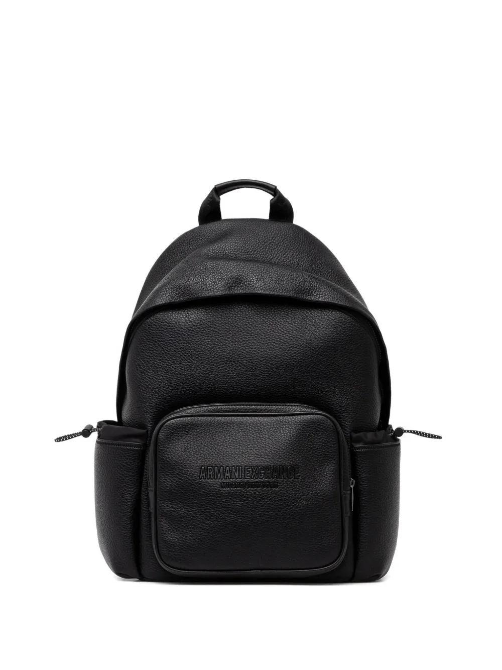 Armani Exchange Textured Leather Backpack