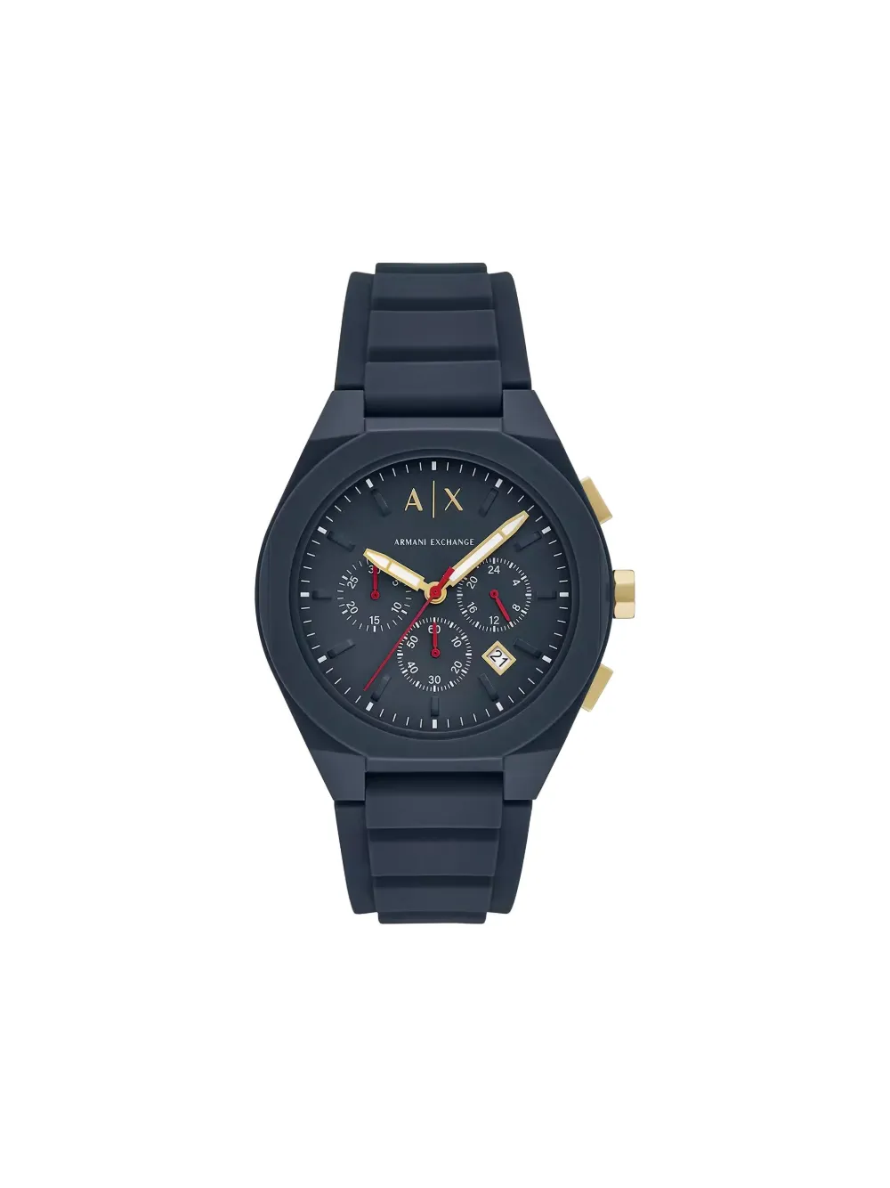 Armani Exchange round face 44mm | Blue | Image 1