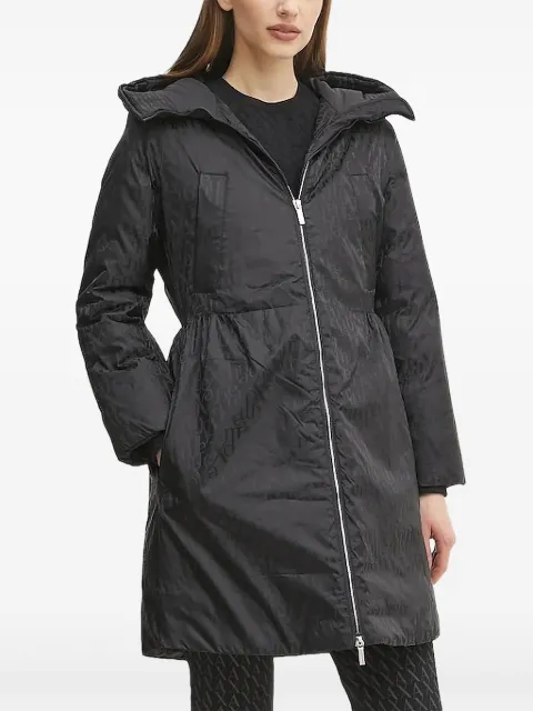 Armani Exchange logo-print hooded jacket